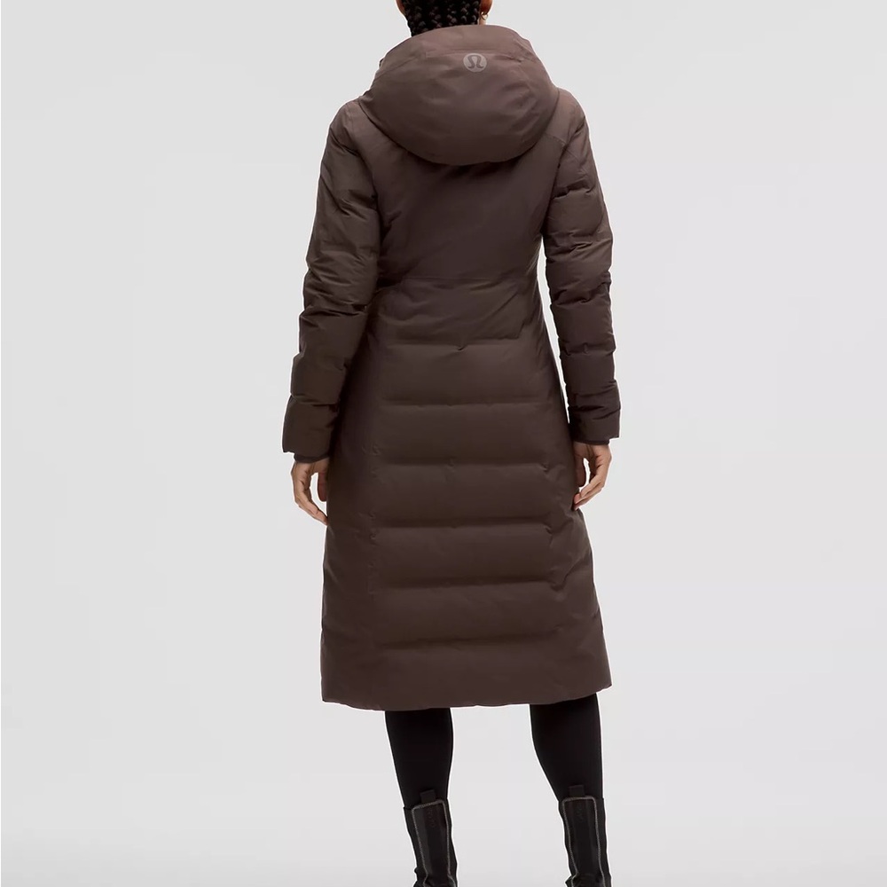 BRAND NEW Lululemon StretchSeal Sleet Street 600-Down-Fill Long Jacket - Picture 2 of 16